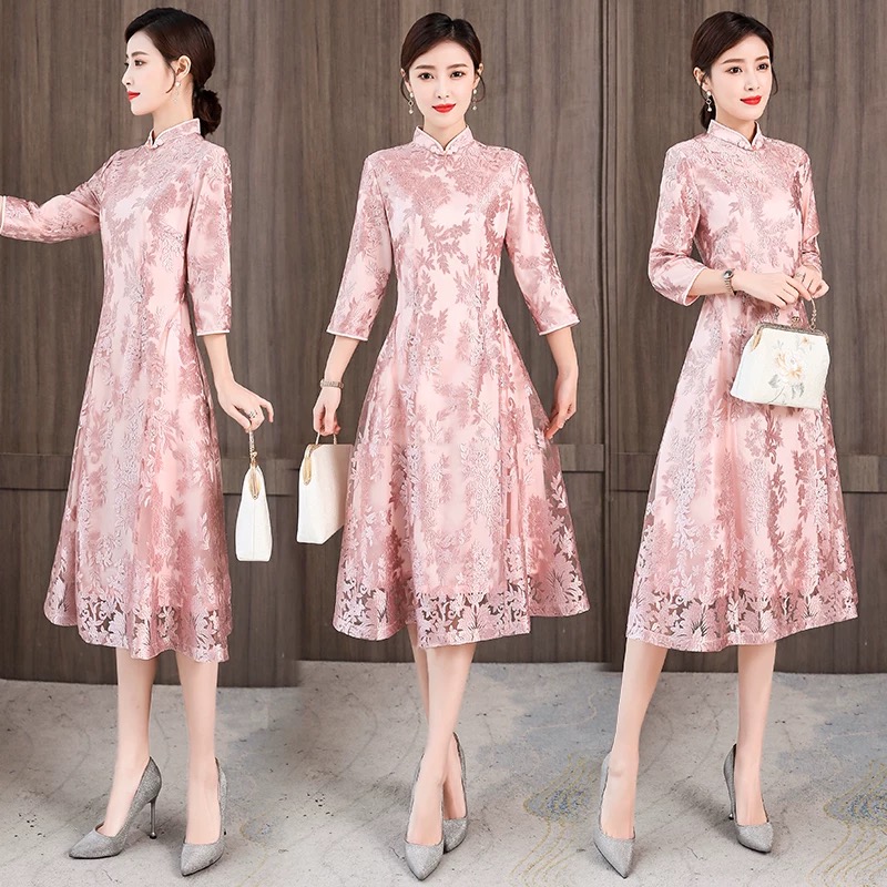 Elegant Women Aodai Vietnam Ch - đánh giá và giá Ao Dai Vietnam Dress