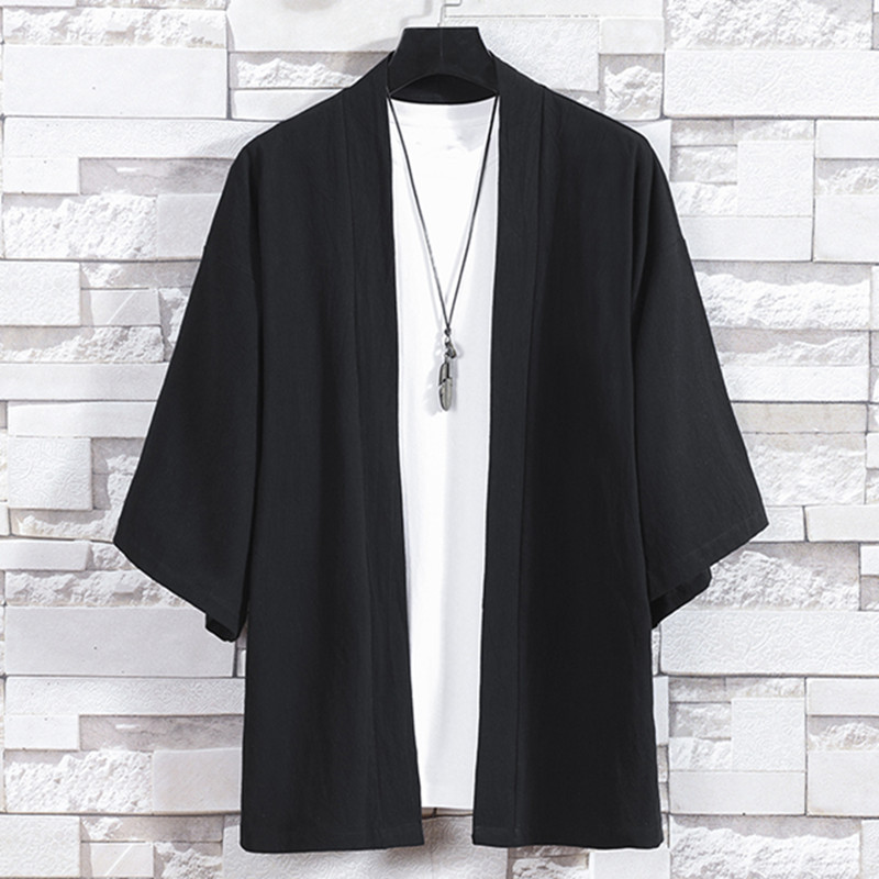 Men's Kimono Cardigan Japanese - đánh giá và giá Haori Japanese Jacket