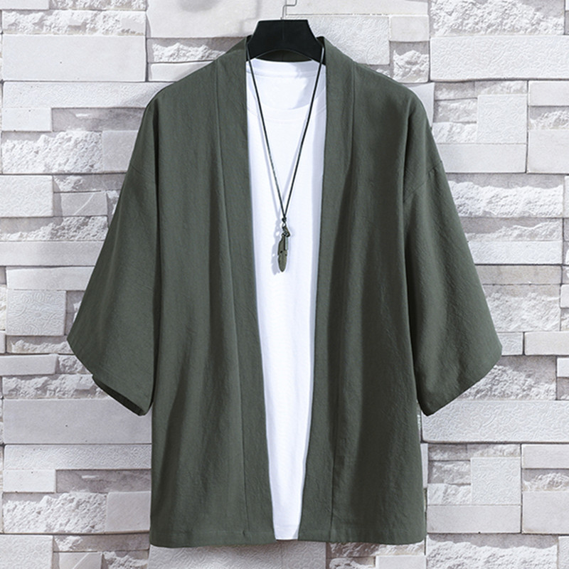Men's Kimono Cardigan Japanese - đánh giá và giá Haori Japanese Jacket