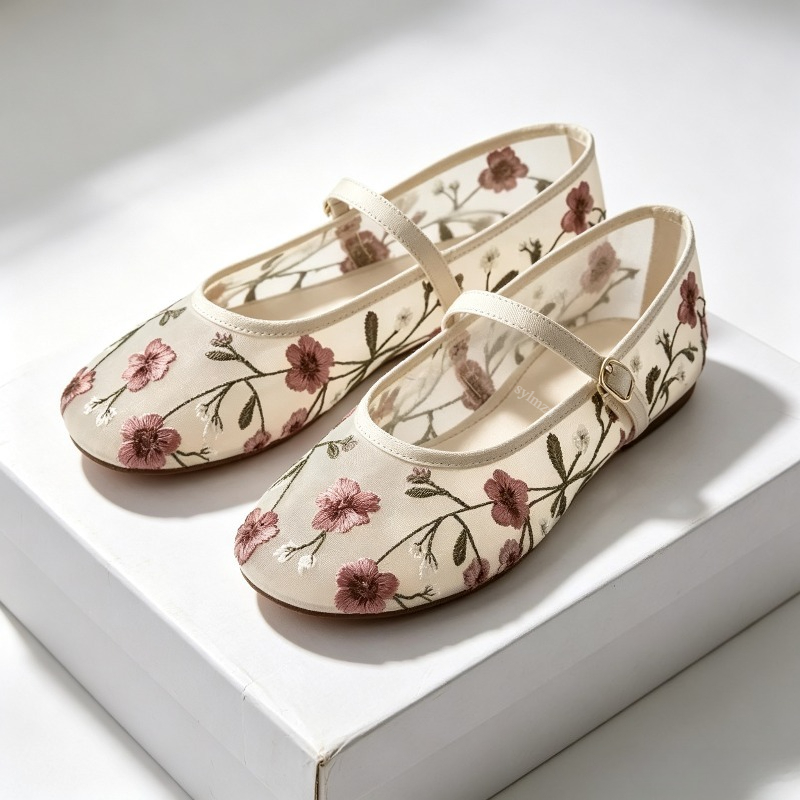 Mesh Embroidered Leisure Balle - đánh giá và giá Ethnic Fashion Brands