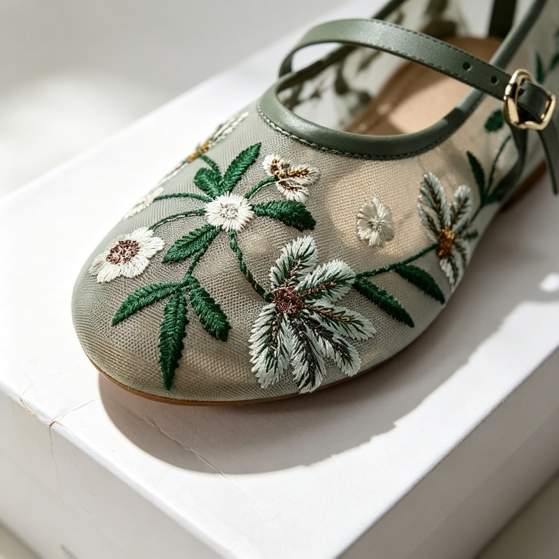 Mesh Embroidered Leisure Balle - đánh giá và giá Ethnic Fashion Brands