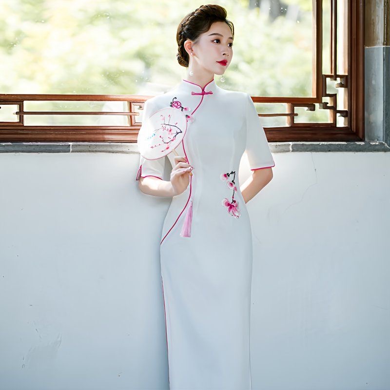 Woman Aodai Vietnam Dress Shor - đánh giá và giá Ao Dai Vietnam Dress
