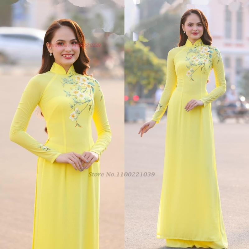 2026 traditional ao dai impro - đánh giá và giá Ao Dai Vietnam Dress