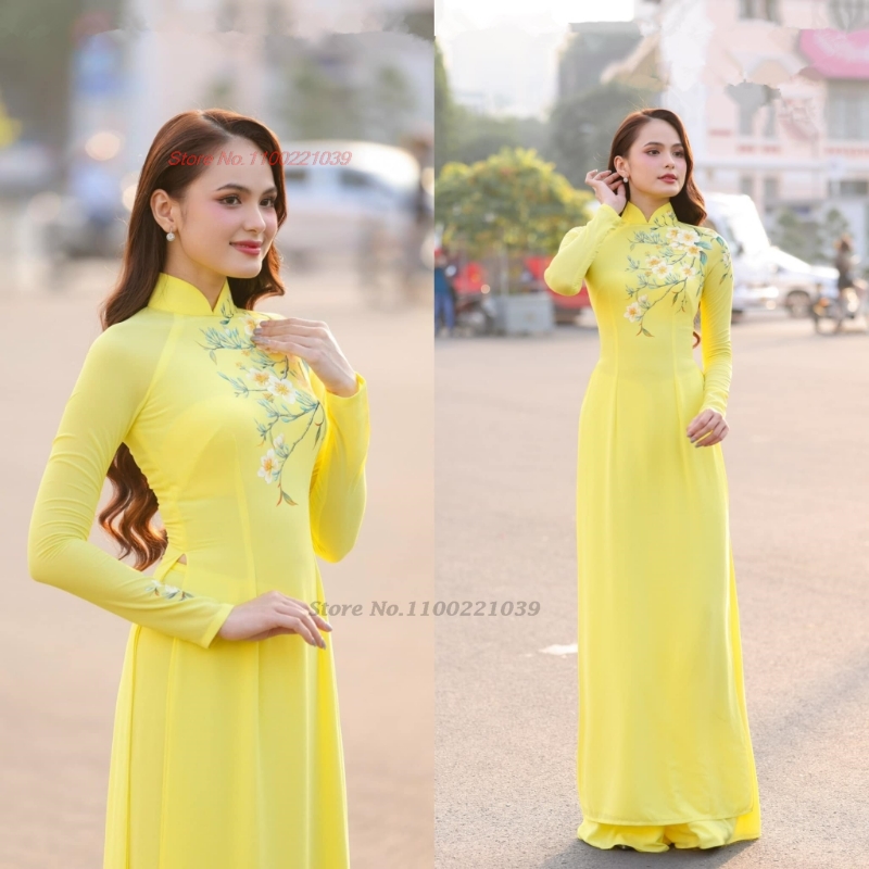 2026 traditional ao dai impro - đánh giá và giá Ao Dai Vietnam Dress