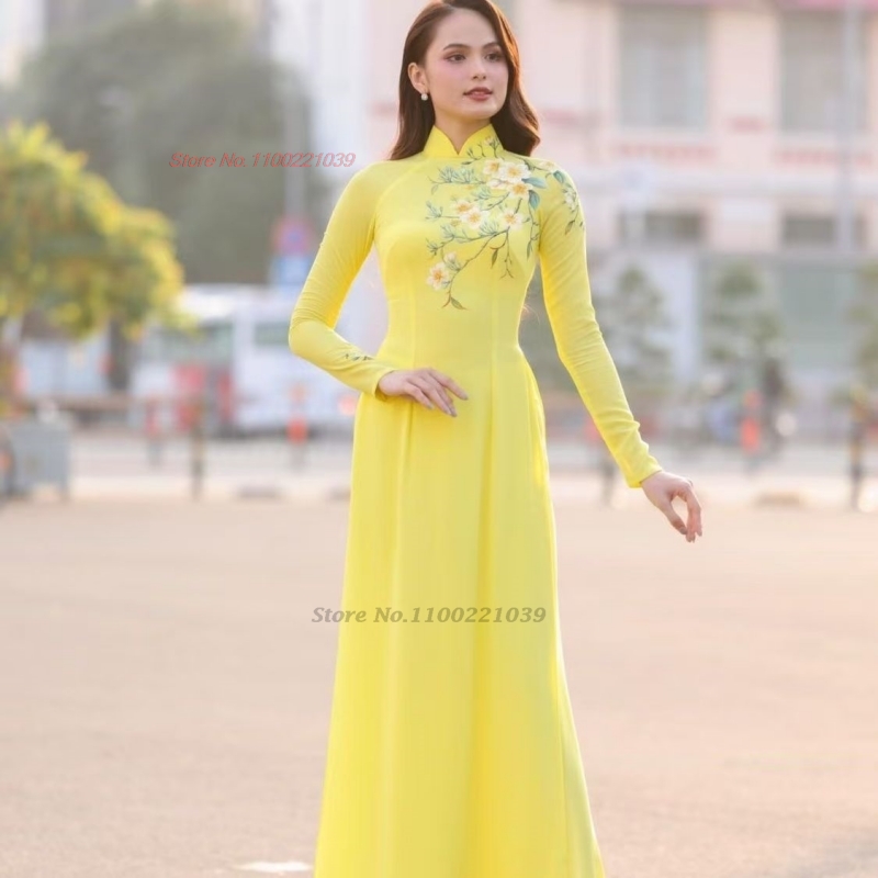 2026 traditional ao dai impro - đánh giá và giá Ao Dai Vietnam Dress
