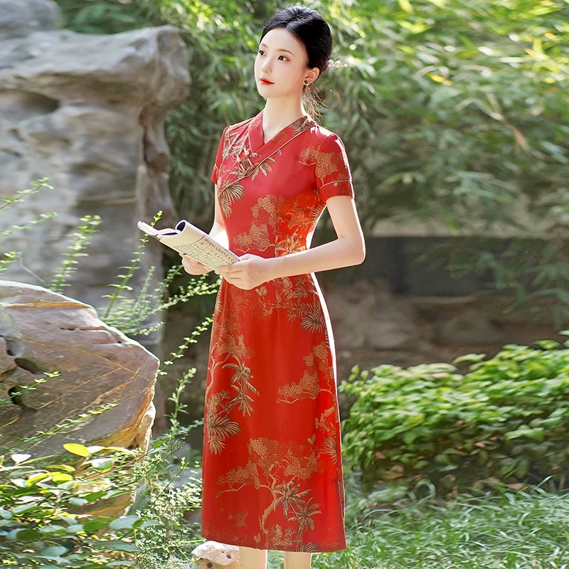 Vietnam Aodai Cheongsam Vintag - đánh giá và giá Ao Dai Vietnam Dress