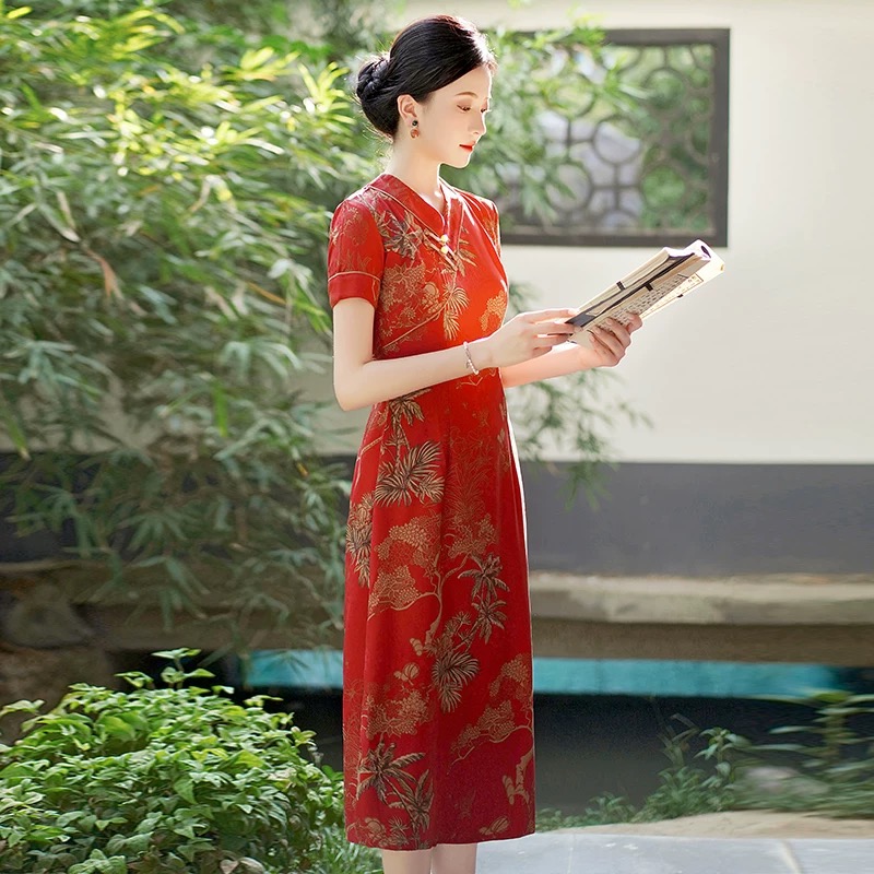 Vietnam Aodai Cheongsam Vintag - đánh giá và giá Ao Dai Vietnam Dress