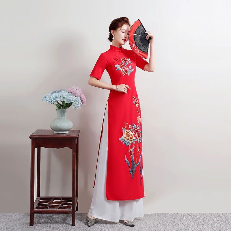 Summer Women Traditional Vietn - đánh giá và giá Ao Dai Vietnam Dress
