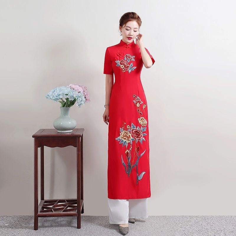 Summer Women Traditional Vietn - đánh giá và giá Ao Dai Vietnam Dress