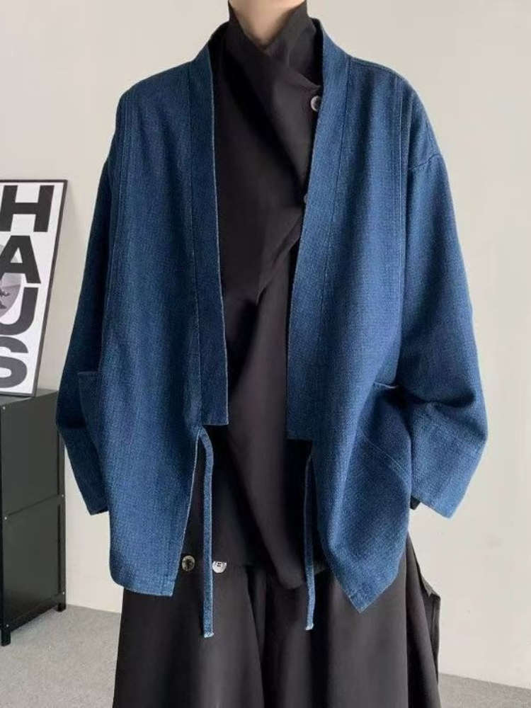 Vintage Japanese Style Denim C - đánh giá và giá Haori Japanese Jacket