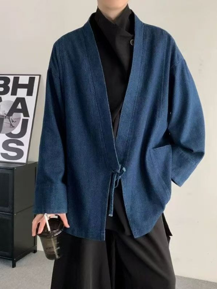 Vintage Japanese Style Denim C - đánh giá và giá Haori Japanese Jacket