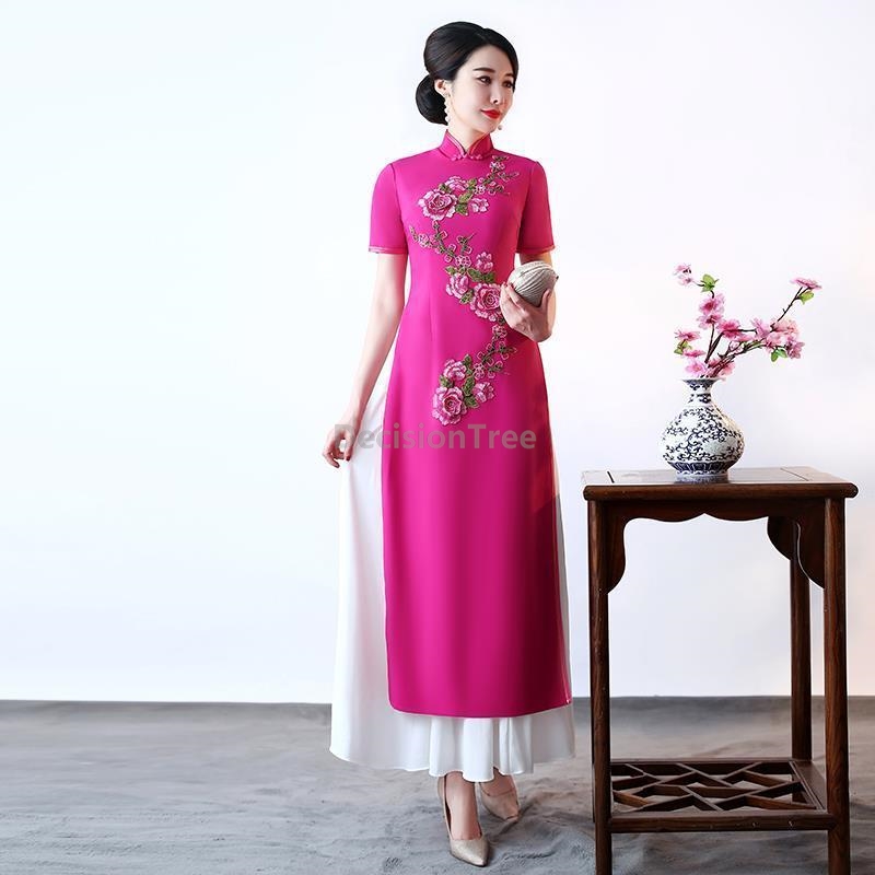 2026 vietnam aodai vintage imp - đánh giá và giá Ao Dai Vietnam Dress